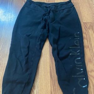 Calvin Klein black women joggers